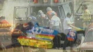 Nelson Piquet crash in the Indy 500 practice in 1992 [upl. by Lahsiv32]