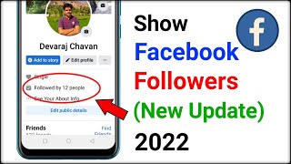 how to show followers on facebook 2022  facebook follower option  facebook followers settings [upl. by Ecaroh653]