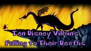 My Top 10 Favorite Disney Villain Deaths [upl. by Ariaes]