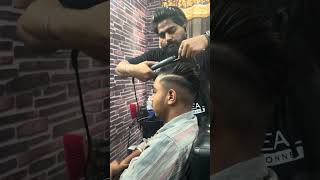 Hair keratin treatment result Best for man how to the keratin cream apply best salon sunisaloncut [upl. by Ardnuhsed]