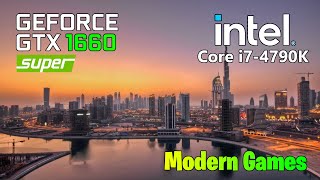 GTX 1660 Super  i7 4790K  Modern Games [upl. by Monique]