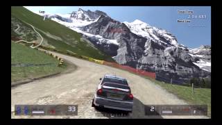 Gran Turismo 5 Eiger Nordwand G Trail Test Run Lancer Evolution IV Rally Car 97 [upl. by Lumbard356]