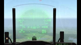 Falcon 4 BMS Tutorial Instrument Landing System ILS and Landing Basics [upl. by Ahsikahs445]