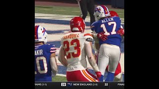 Josh Allen rushes for a 26yard touchdown vs Kansas City Chiefs [upl. by Leirej]