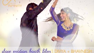 Best Slow Motion Booth Film  Divya  Bhavnesh Wedding [upl. by Eciruam]