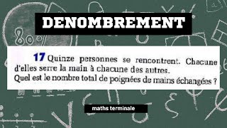 Comment résoudre un exercice de Dénombrements – Mathématiques Première [upl. by Llevol]