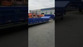 4 Axles lowbed Trailer lowbed trailer semi trailer trailer lowboytrailer trailers [upl. by Hild]