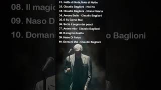 Le migliori canzoni di Claudio Baglioni  Il Meglio dei Claudio Baglioni  Canzoni Damore Italiane [upl. by Barina]