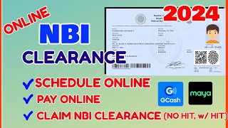 NBI Clearance Schedule Online Application  Paano Kumuha ng NBI Certicate 2024 Complete Guide [upl. by Anelis234]