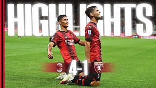 Pulisics finish Girouds brace and Theos chip  Milan 41 Torino  Highlights Serie A [upl. by Oneill]