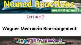 WAGNER MEERWEIN REARRANGEMENT  NAME REACTION  NET  GATE  IIT JAM [upl. by Ahsiemak]