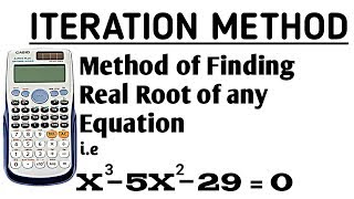 Fixed iteration method [upl. by Sianna]