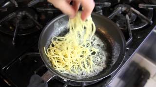 How to Make a Light Butter amp Parmesan Cheese Sauce  Italian Cooking [upl. by Onaivatco]