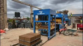 QT415 concrete cement block making machine manufacturer in kenya [upl. by Michiko]