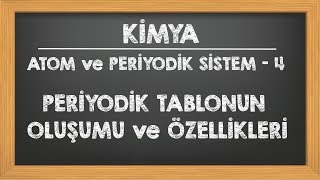 Periyodik Tablonun Oluşumu ve Özellikleri 9sınıf YKS TYT [upl. by Adna]