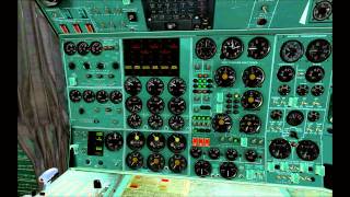 FSX Project Tupolev TU154 B2 Start Up [upl. by Fiester298]