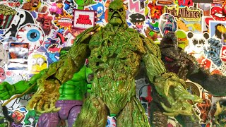 SWAMP THING ▪ DC MCFARLANE SIZE COMPARISON REVIEW [upl. by Dola688]