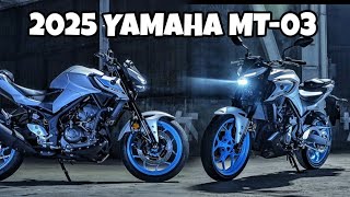 2025 Yamaha MT03 New Taillight Design [upl. by Alyad]