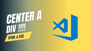 How to Center a Div in HTML and CSS [upl. by Rusert]