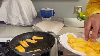 Video 01  How To Cook Fried Plantains  Learning To Cook with Mr V [upl. by Brandt]