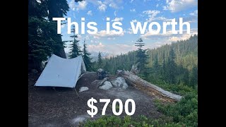 Backpacking Why You Should Buy a 700 Tent [upl. by Edijabab567]