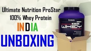 Ultimate Nutrition ProStar 100 Whey Protein UNBOXING  Kar Enterprise India Hindi [upl. by Assilat]