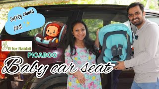 Car Seat For infants  Unboxing and Review  Malayalam  RforRabbit [upl. by Leontine509]