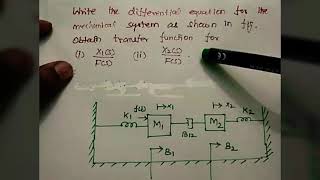 Mechanical system problem from control system [upl. by Oidacra]