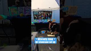 Day in the life of a differently abled artist 🧑‍🎨 liveartist [upl. by Ezzo]