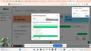 Solicitudes en tiempo fuera desde perfil empleado🙂 [upl. by Helge]