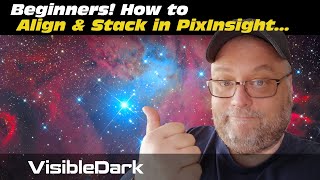 Beginners  How to manually align and stack in PixInsight [upl. by Romanas]