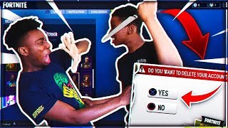 I ALMOST GOT STABBED DELETING ANGRY KIDS FORTNITE ACCOUNT Fortnite Prank GONE WRONG [upl. by Dust]