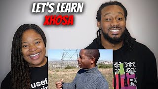 🇿🇦 THIS IS HARDER THAN YOU THINK American Couple Trying to Learn Xhosa Language in South Africa [upl. by Reizarf]