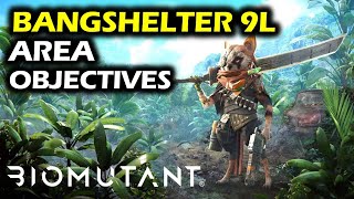 Bangshelter 9L Area Objectives amp Cable Puzzle  Superb Loot Locations  Biomutant Colectibles Guide [upl. by Naivaf]