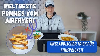 Unschlagbare Pommes im Airfryer nach Heston Blumenthal ✅ SchrittfürSchritt Anleitung [upl. by Stavro86]