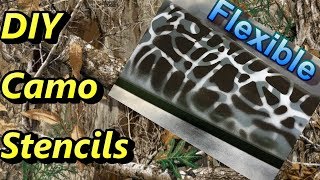 DIY Flexible Camo stencils  patterns Perfect home made Camo [upl. by Arman]