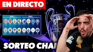 🔴EN DIRECTO SORTEO DE LA CHAMPIONS LEAGUE · OCTAVOS DE FINAL · REACCIONANDO EN VIVO [upl. by Ambur]