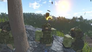 Atropian commandos blow up bridge ROBLOX MILSIM 4K QUALITY COMBAT FOOTAGE [upl. by Medor]