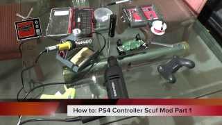 How to PS4 Controller Scuf Mod Part 1 [upl. by Haden]