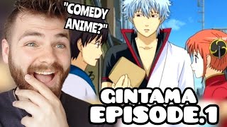 EPIC COMEDY ANIME  GINTAMA  Episode 1  New Anime Fan  REACTION [upl. by Anirtik]