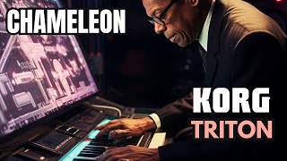 Chameleon  Herbie Hancock Sequenced Cover on Korg Triton [upl. by Goth642]