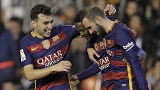 Copa Del Rey  SemiFinal  Second Leg  Barcelona 11 Valencia  Barcelona In Finals [upl. by Aip]