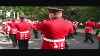 UVF Regimental band parading through London 200908 [upl. by Molly]