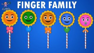 Lollipop Finger FamilySinging Lollipops Nursery RhymesFun Pops Family [upl. by Anasiul]