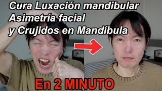 MANDÍBULA DESENCAJADA  Cura Luxación y Crujidos en tu mandíbula en solo 2 minutos [upl. by Liggett]