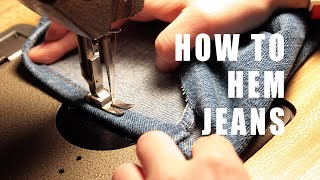 How to Hem Jeans and Other Pants [upl. by Lavena110]