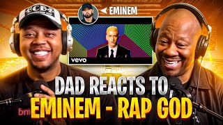 Dad Reacts to Eminem  Rap God [upl. by Fredra]