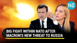 World War III Will Start Italy Warns After Macrons Ukraine Operation Threat To Russia  Watch [upl. by Ayatnwahs]