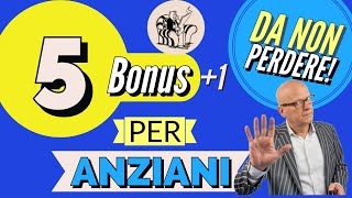 💡PENSIONI 👉 TUTTI I BONUS CHE SPETTANO agli ANZIANI OLTRE LA PENSIONE 💰 Da NON PERDERE❗️ [upl. by Ahsieym]