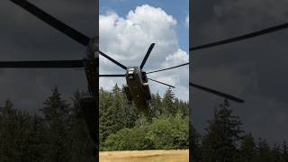 Turn the sound on  German Air Force CH53 helicopter somewhere in Germany [upl. by Yelsna76]